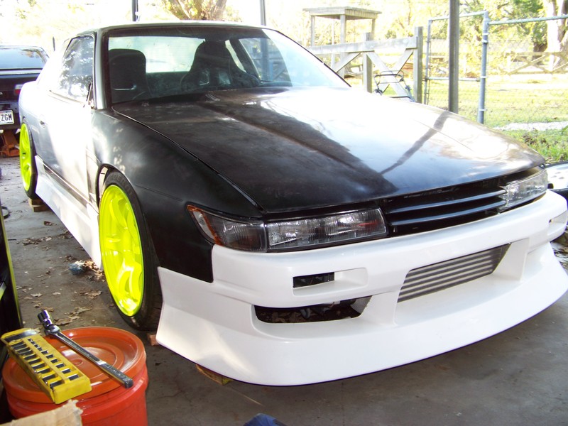 photo 2 Nissan S13 custom wheels Rays Engineering Gram Lights 57D 18x9.5, ET +12, tire size 235/40 R18. 18x9.5 ET+12 