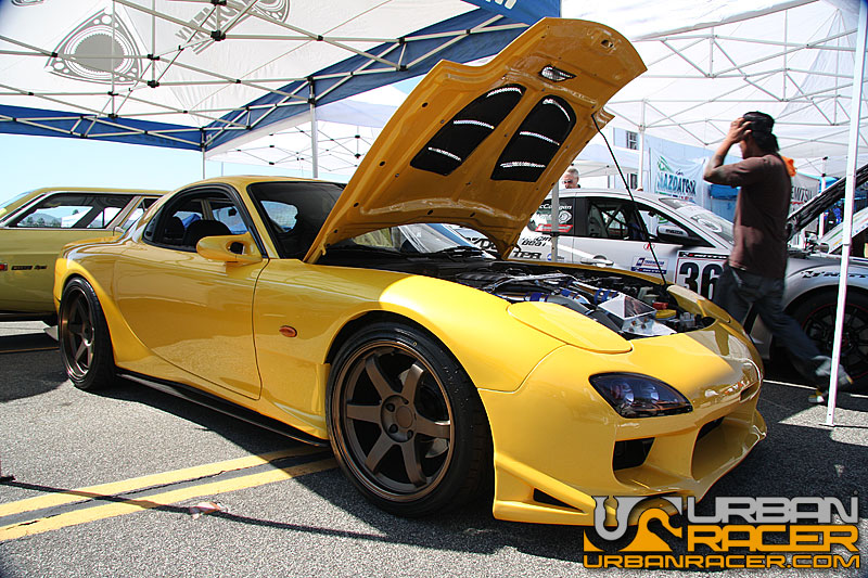 photo 1 Mazda RX-7 custom wheels Rays Engineering Volk Racing TE37 18x9.5, ET +22, tire size 255/35 R18. 19x10.5 ET+7 285/30 R19