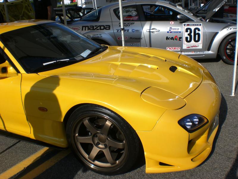 photo 6 Mazda RX-7 custom wheels Rays Engineering Volk Racing TE37 18x9.5, ET +22, tire size 255/35 R18. 19x10.5 ET+7 285/30 R19