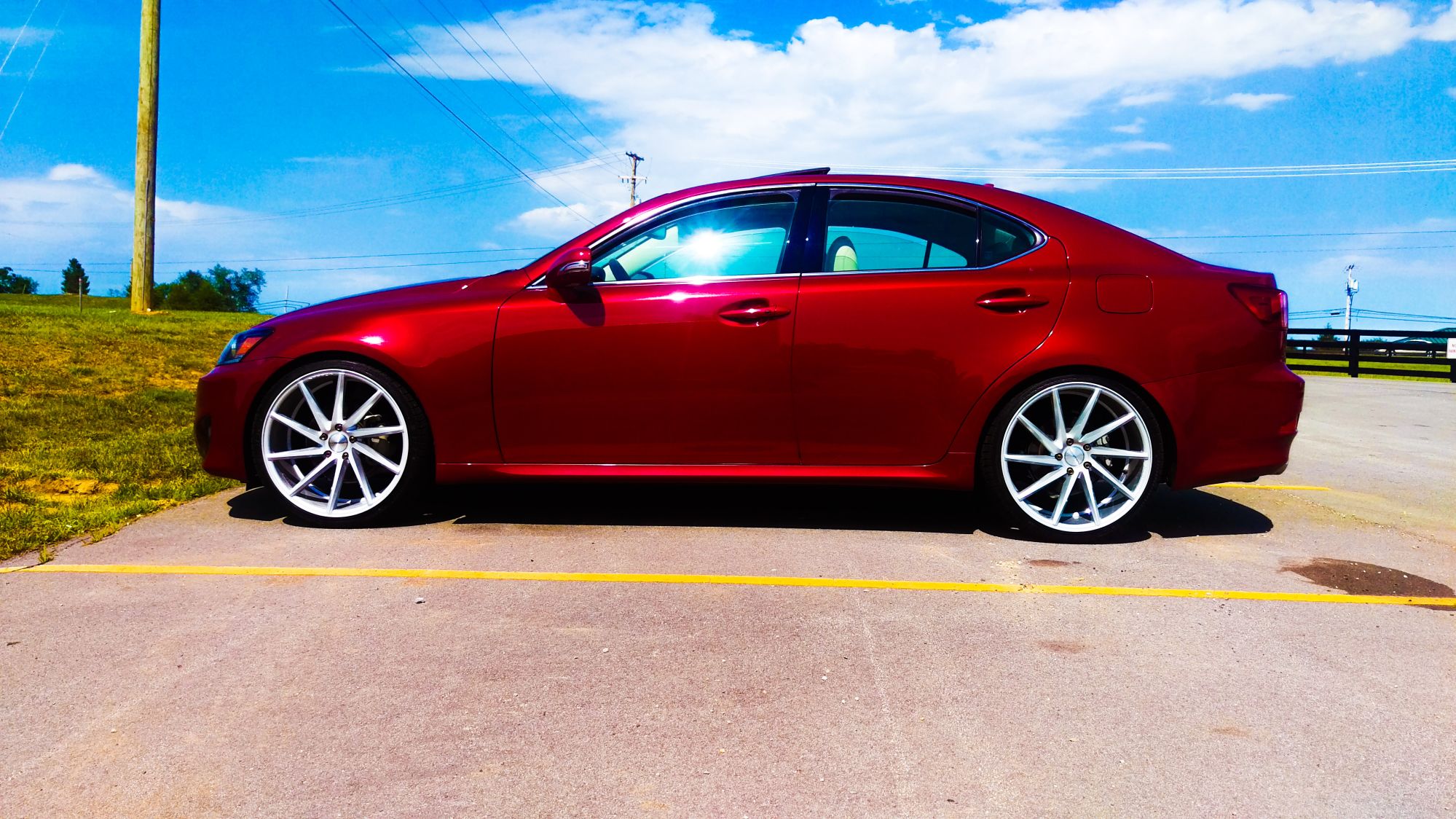 photo 1 Lexus IS 350 custom wheels Vossen CVT 20x8.5, ET +38, tire size 245/30 R20. x ET 