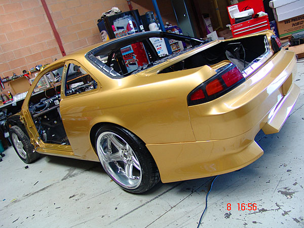 photo 7 Nissan S14 custom wheels Rays Engineering Volk Racing GT-C Face 2 18x9.0, ET +5, tire size 225/40 R18. 18x10.0 ET+5 235/40 R18