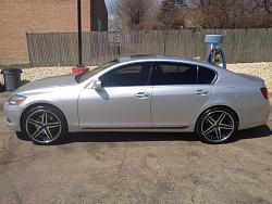 photo 1 Lexus GS 350 custom wheels Rohana RC5 Concave 20x9.0, ET , tire size 245/35 R20. 20x10.5 ET 275/30 R20