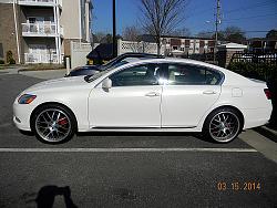 photo 2 Lexus GS 300 custom wheels American Racing  20x8.5, ET , tire size 245/35 R20. 20x10.5 ET 275/30 R20