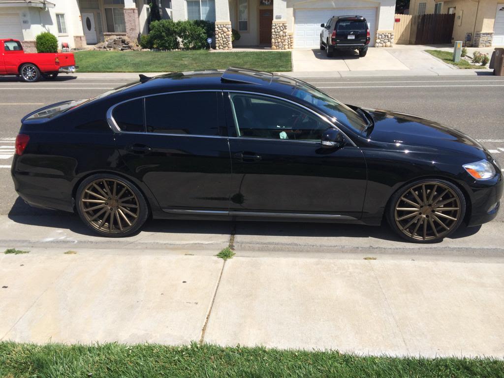 photo 1 Lexus GS 460 custom wheels Vossen VFS 20x9.0, ET +32, tire size X R20. 20x10.5 ET+45
