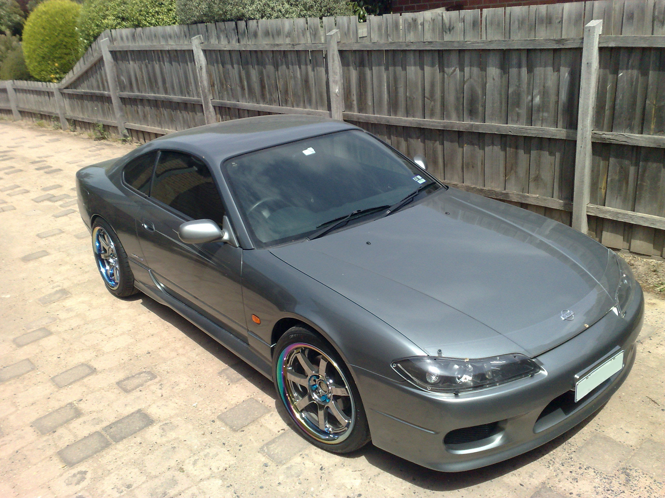 photo 1 Nissan S15 custom wheels Gramlights 57s pro 18x9.0, ET +30, tire size 225/40 R18. 18x9.5 ET+20 235/40 R18