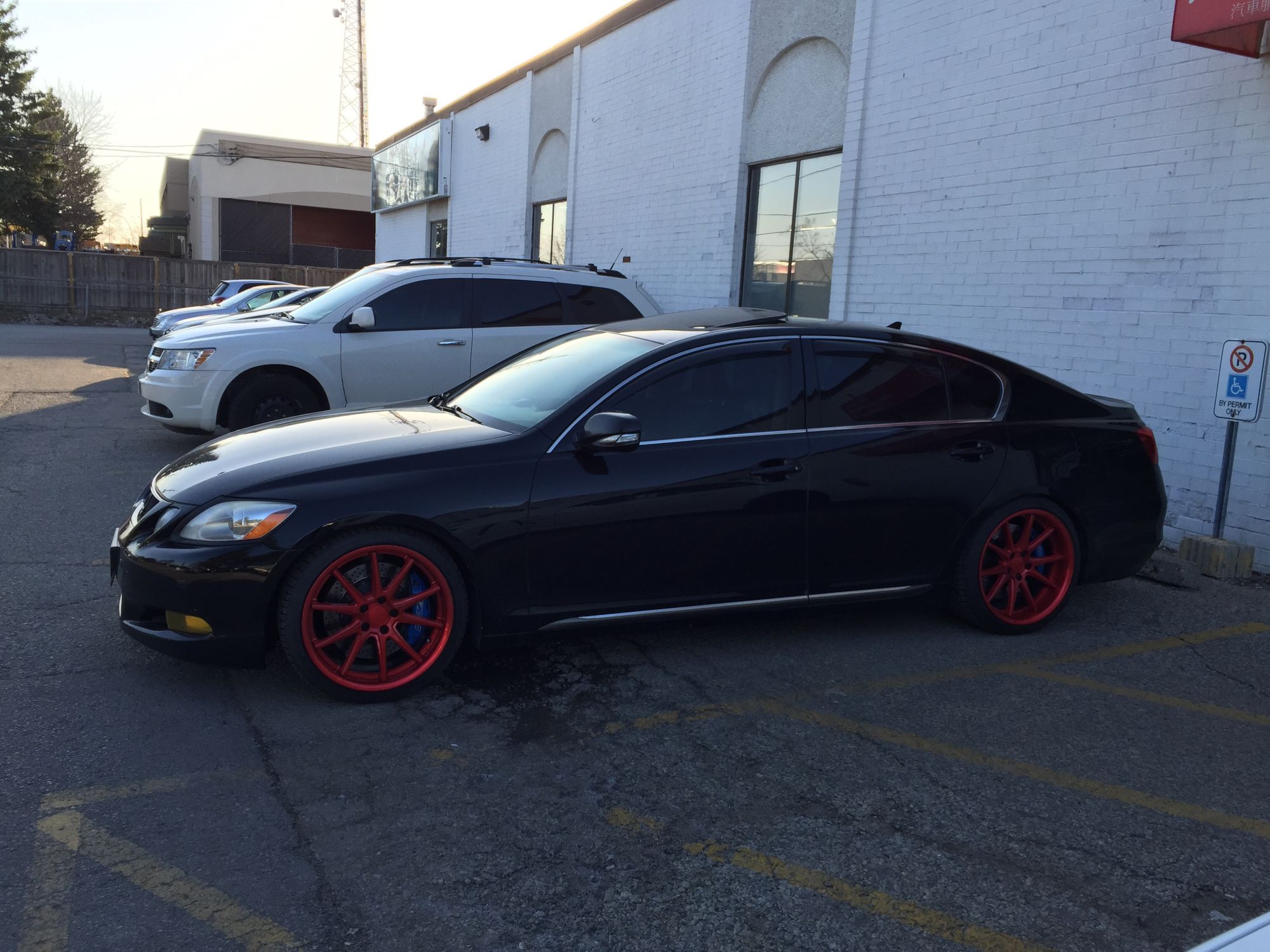 photo 1 Lexus GS 350 custom wheels Work Gnosis  19x9.5, ET , tire size X R19. 19x10.5 ET 