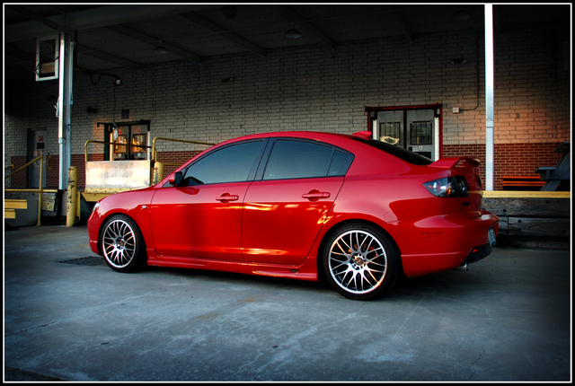 photo 3 Mazda Mazda3 custom wheels Tenzo Type M 18x8.0, ET +45, tire size 225/40 R18. x ET 