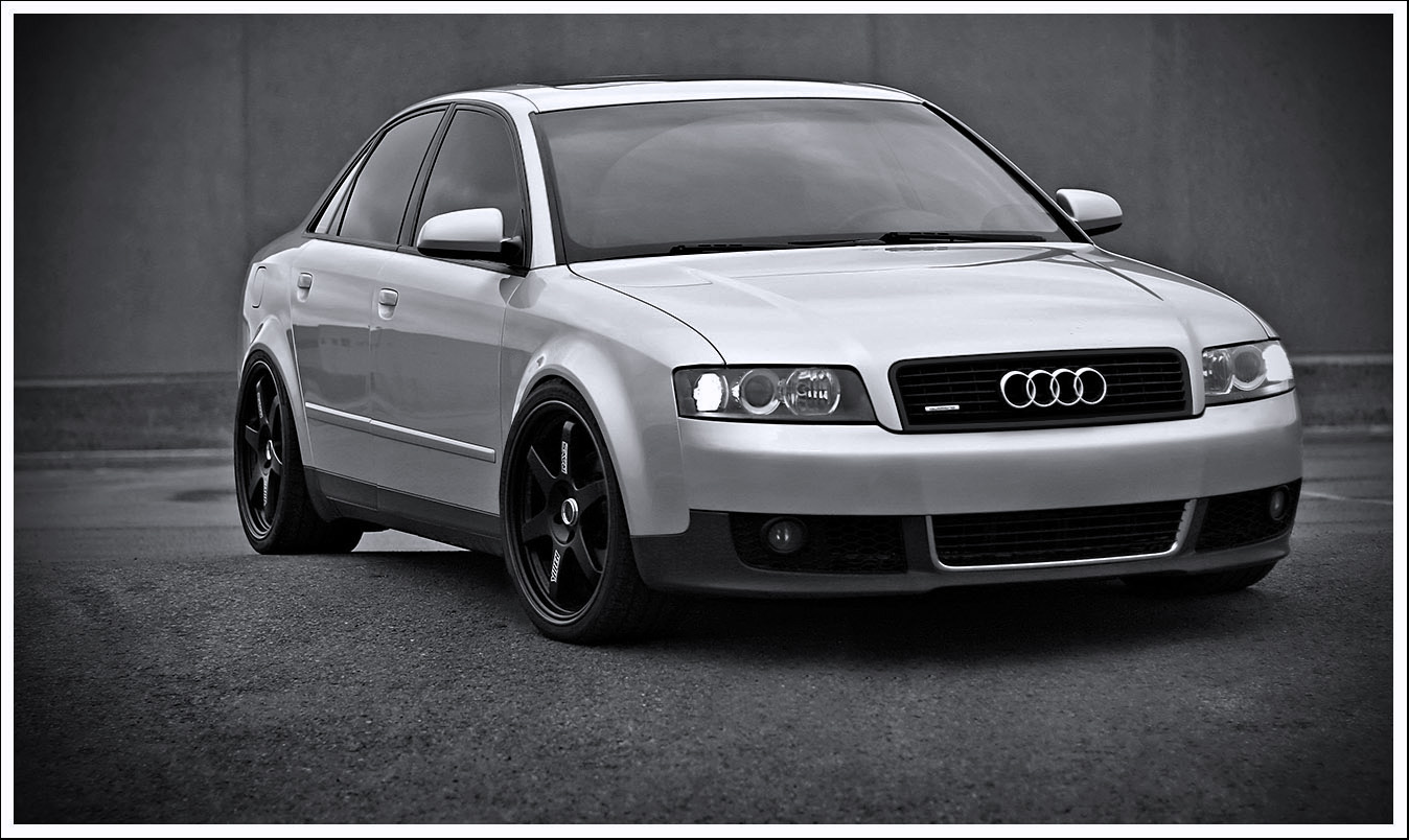 photo 2 Audi A4 custom wheels Volk Racing TE37 19x8.5, ET +33, tire size 245/35 R19. 19x8.5 ET+29 