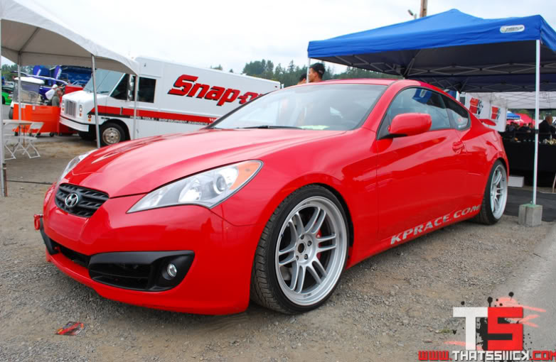 photo 1 Hyundai Genesis custom wheels Enkei RPF-1 19x9.0, ET +18, tire size 235/35 R19. 19x10.0 ET+22 245/35 R19