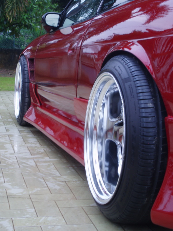 photo 2 Nissan S13 custom wheels SSR Professor SP1 18x9.0, ET -9, tire size 225/40 R18. 18x11.0 ET-22 245/40 R18