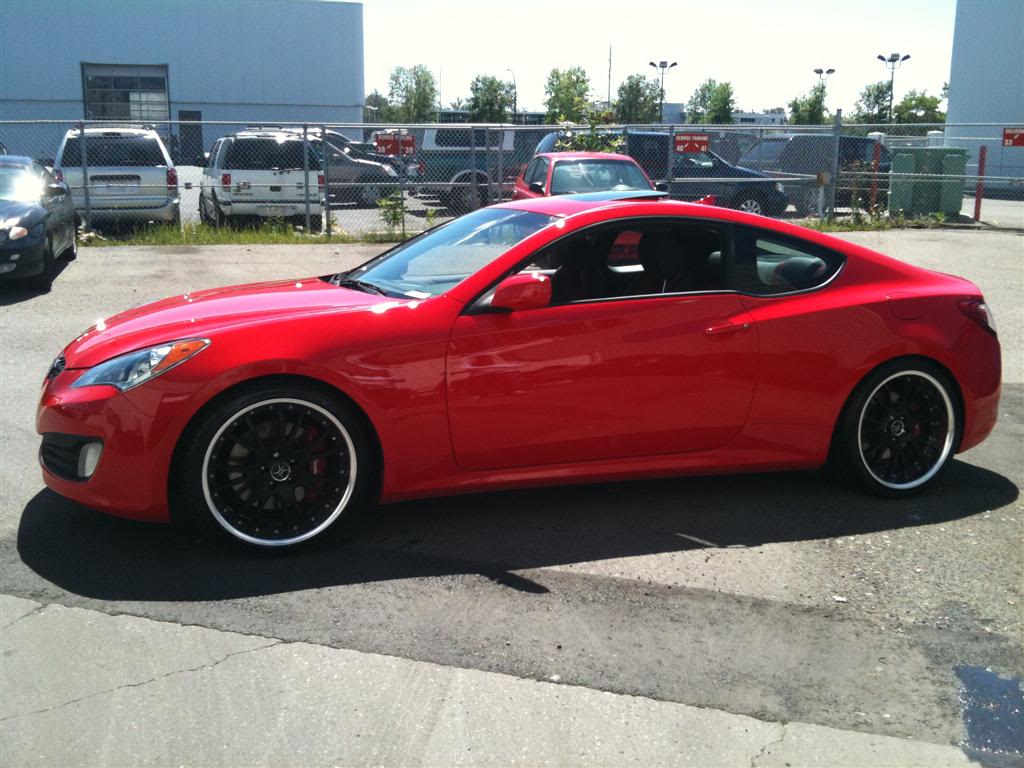 photo 2 Hyundai Genesis custom wheels Work Venaci Mesh 20x9.0, ET +30, tire size 245/35 R20. 20x10.0 ET+25 285/30 R20