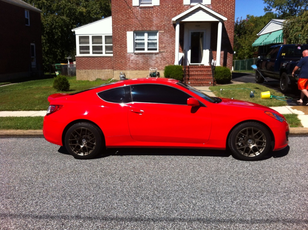 photo 1 Hyundai Genesis custom wheels TSW Nurburgring 18x8.5, ET +20, tire size X R18. 18x10.5 ET+27 