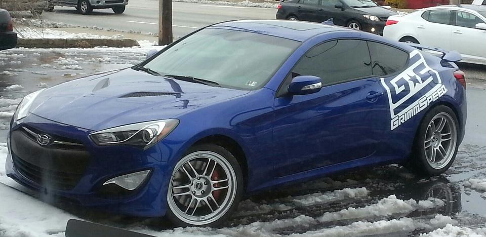 photo 1 Hyundai Genesis custom wheels ENKEI RPF-1 19x9.0, ET +18, tire size 255/35 R19. 19x10.0 ET+22 285/35 R19
