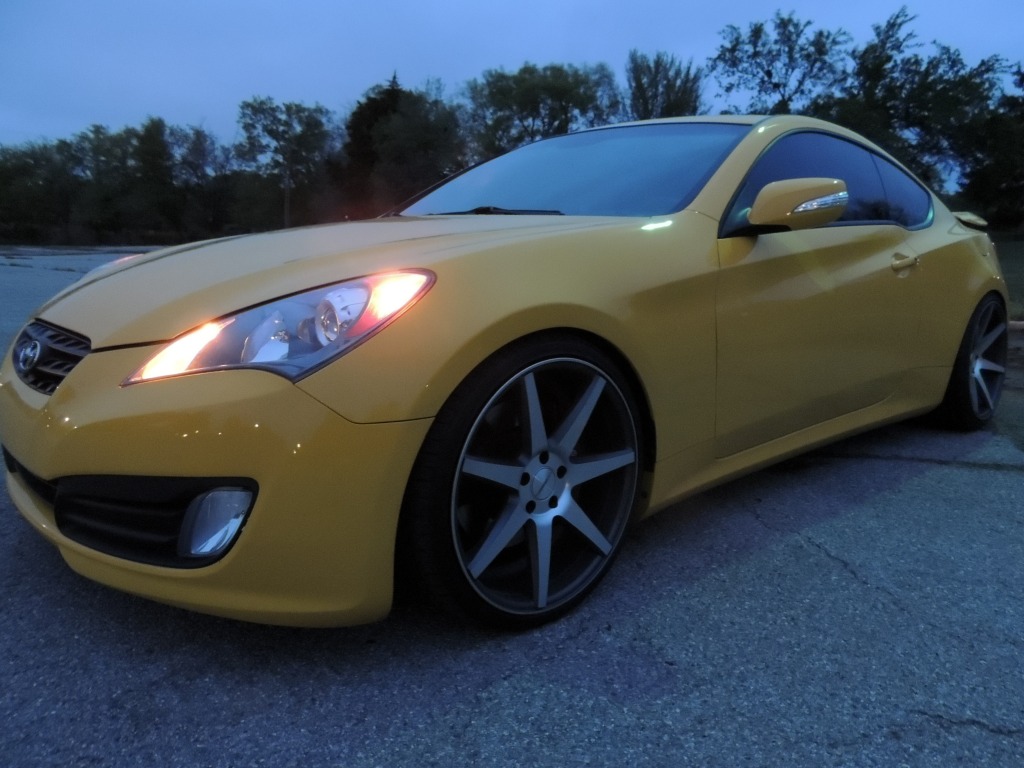 photo 2 Hyundai Genesis custom wheels Vossen CV7 20x9.0, ET +20, tire size 245/35 R20. 20x10.5 ET+25 275/30 R20