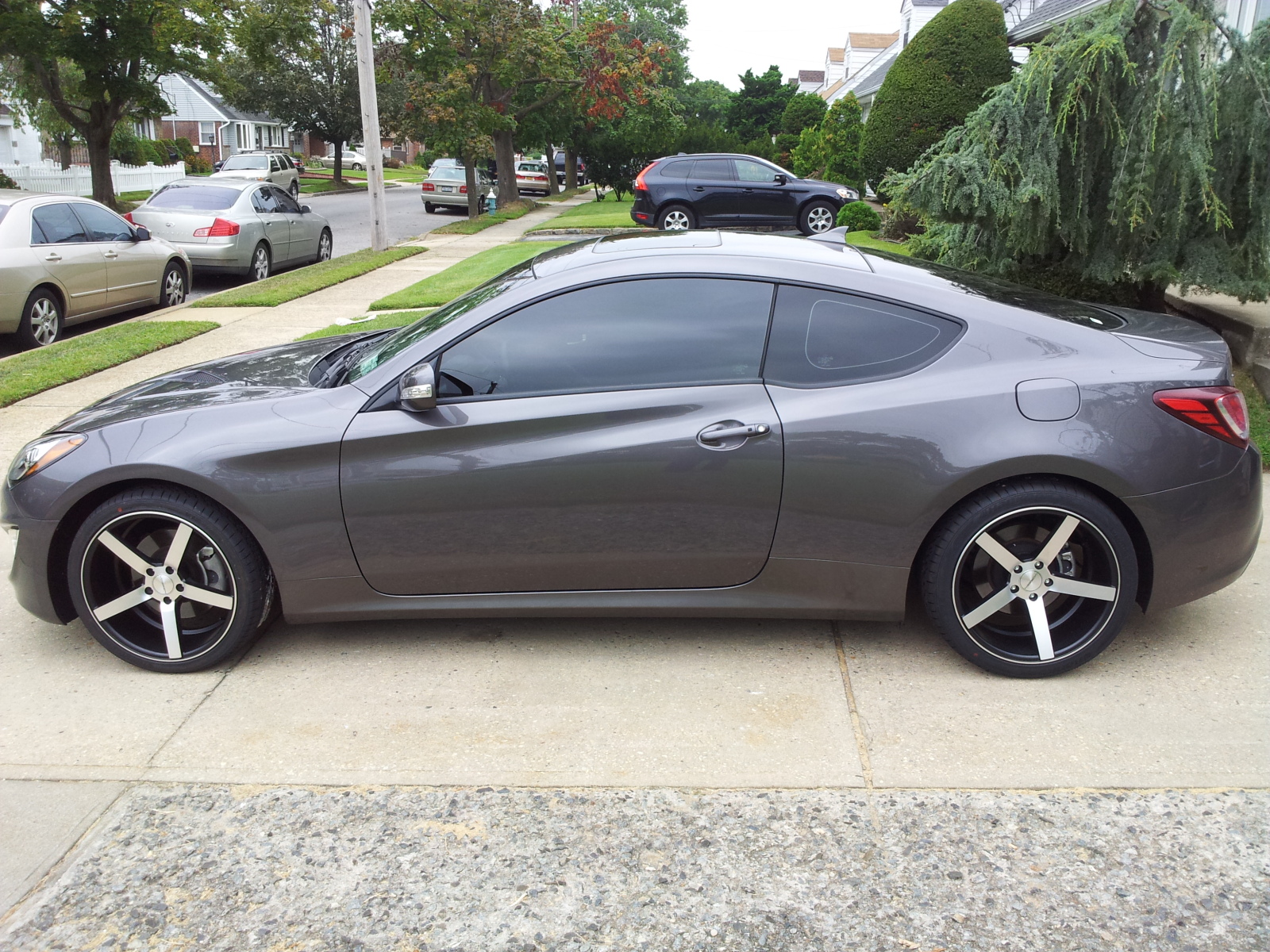 photo 2 Hyundai Genesis custom wheels Vossen CV3 19x8.5, ET +15, tire size 245/35 R19. 19x10.0 ET+20 275/35 R19