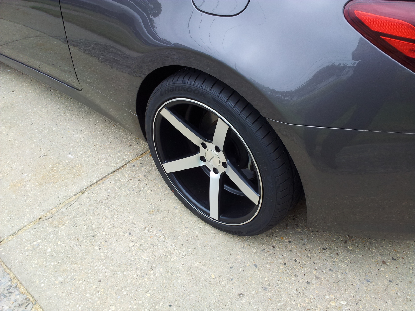 photo 1 Hyundai Genesis custom wheels Vossen CV3 19x8.5, ET +15, tire size 245/35 R19. 19x10.0 ET+20 275/35 R19