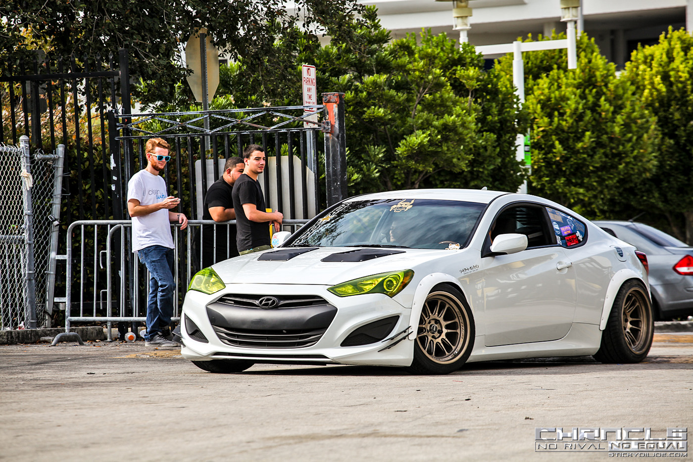 photo 1 Hyundai Genesis custom wheels 18x9.5, ET +41, tire size 265/35 R18. 18x11.0 ET+25 305/30 R18