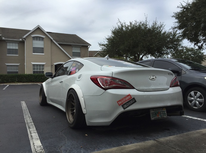 photo 2 Hyundai Genesis custom wheels 18x9.5, ET +41, tire size 265/35 R18. 18x11.0 ET+25 305/30 R18