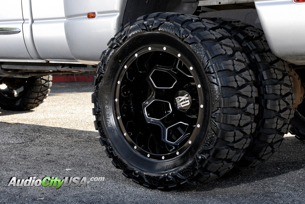 photo 3 Dodge Ram 3500 custom wheels XD815 Battalion 22x8.5, ET , tire size 345/55 R22. x ET