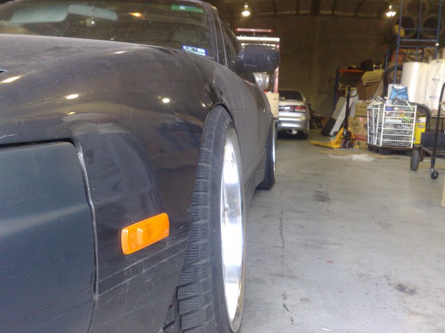 photo 3 Nissan S13 custom wheels Rays Engineering Victrix 18x9.0, ET -10, tire size 235/40 R18. 18x11.0 ET+5 265/40 R18