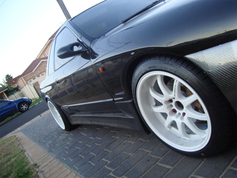 photo 3 Nissan R31-R34 Skyline 2dr custom wheels Work Wheels Emotion XD9 17x9.5, ET +15, tire size 225/45 R17. 18x10.0 ET+18 235/40 R18