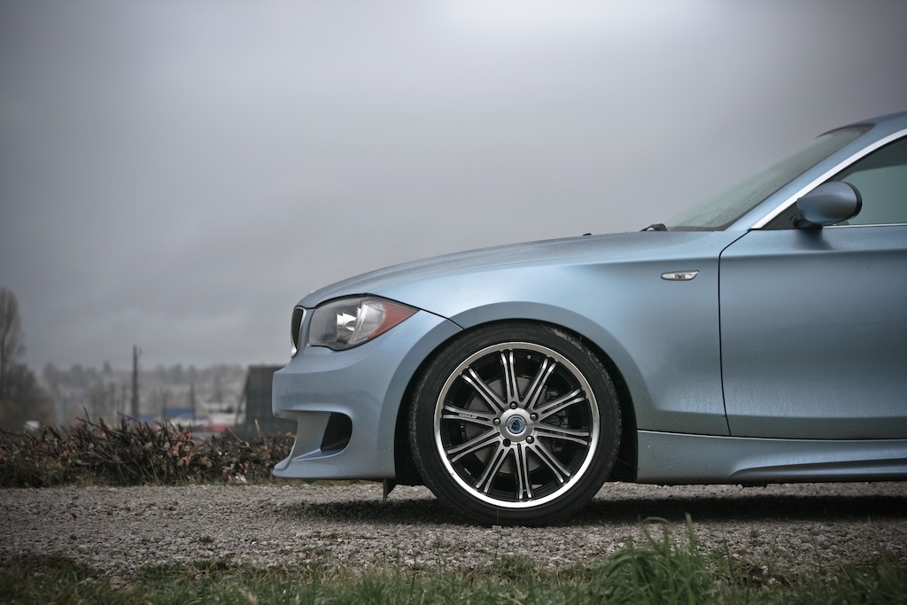 photo 2 BMW 128 custom wheels Work  Varianza Schwert SC1 18x8.5, ET +40, tire size 225/45 R18. 18x9.5 ET+48 255/35 R18