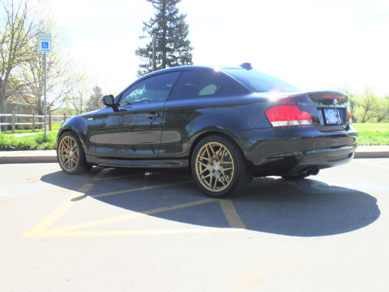 photo 3 BMW  135 custom wheels Forgestar  18x8.5, ET +40, tire size 245/35 R18. 18x9.5 ET+60 275/35 R18