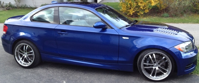 photo 2 BMW  135 custom wheels TSW  Cadwell 18x8.0, ET +35, tire size 215/35 R18. 18x9.5 ET+45 255/35 R18