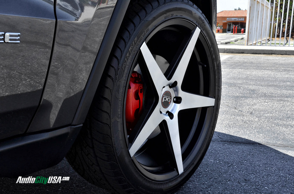 photo 1 Jeep Grand Cherokee custom wheels Blaque Diamond bd 300 22x9.0, ET , tire size 265/40 R22. x ET