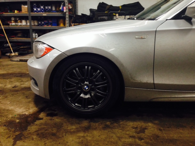 photo 1 BMW 135 custom wheels E46 M3 18x8.5, ET +47, tire size 225/45 R18. 18x9.5 ET+26 255/40 R18
