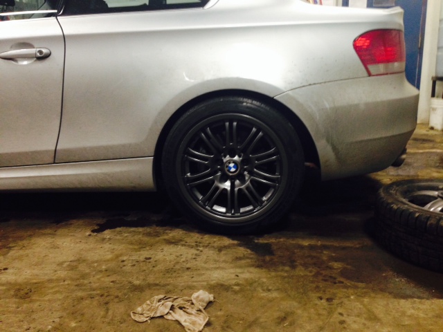 photo 3 BMW 135 custom wheels E46 M3 18x8.5, ET +47, tire size 225/45 R18. 18x9.5 ET+26 255/40 R18