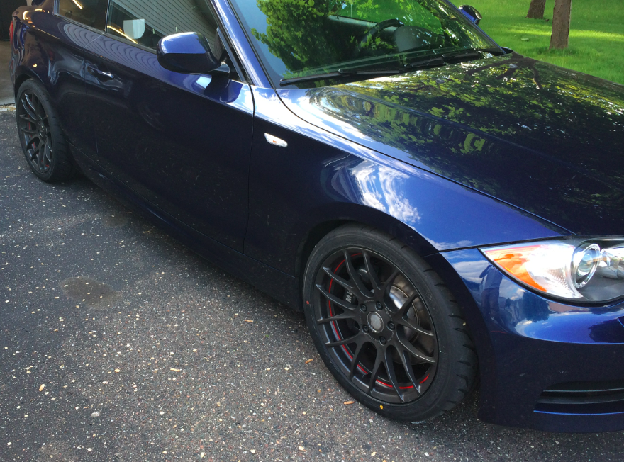 photo 1 BMW  135 custom wheels Breyton  GTS-R 18x7.5, ET +45, tire size 225/40 R18. 18x8.5 ET+48 235/35 R18