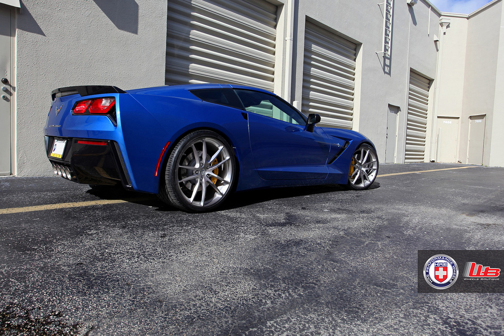 photo 3 Chevrolet Corvette Stingray custom wheels HRE P104 20x9.5, ET , tire size 285/25 R20. 21x12.5 ET 375/20 R21