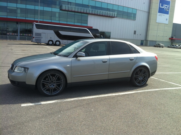 photo 1 Audi A4 custom wheels RS4 reps 19x8.0, ET +35, tire size 235/35 R19. x ET