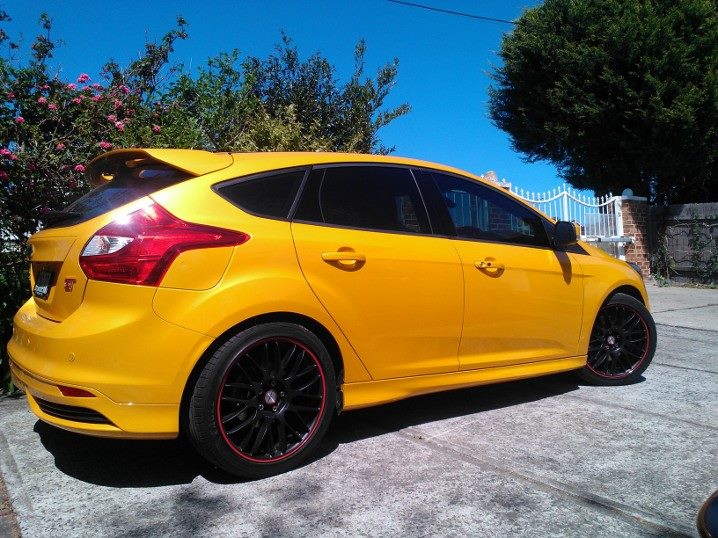 photo 3 Ford Focus ST custom wheels Lenso Mono Block Mesh 18x8.0, ET +40, tire size X R18. x ET 