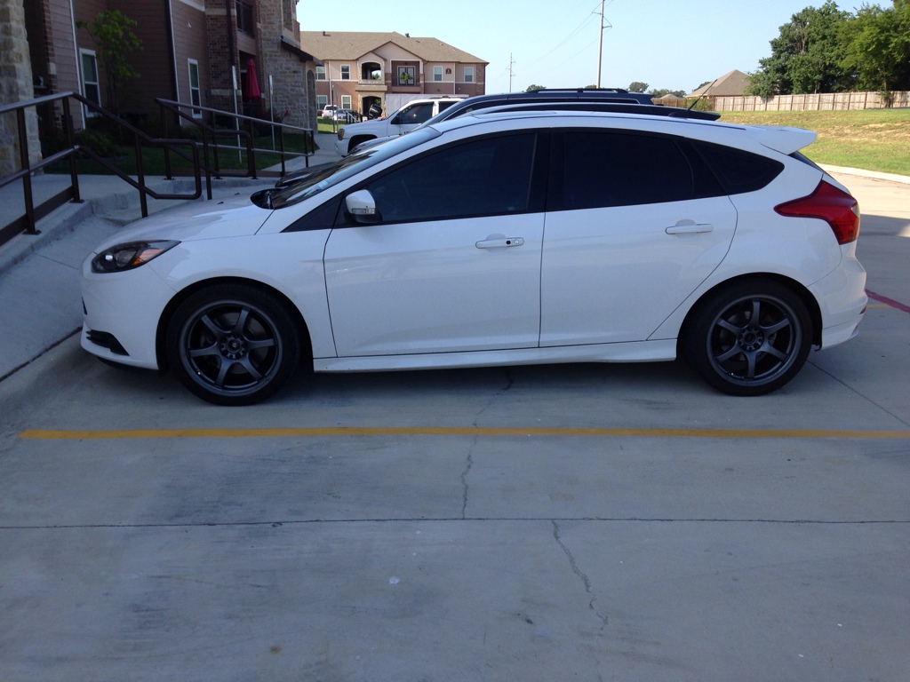 photo 3 Ford Focus ST custom wheels Gram Light 57DR 18x8.5, ET +38, tire size 235/40 R18. x ET 