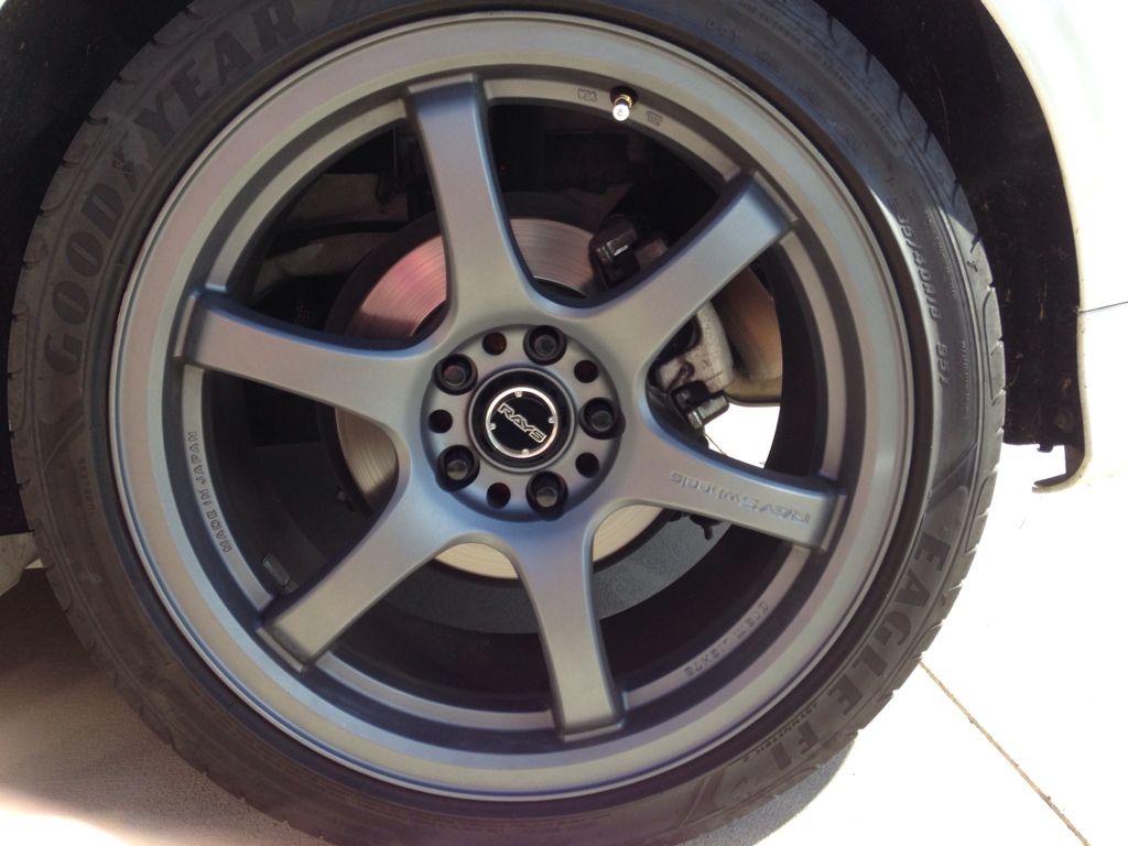 photo 1 Ford Focus ST custom wheels Gram Light 57DR 18x8.5, ET +38, tire size 235/40 R18. x ET 