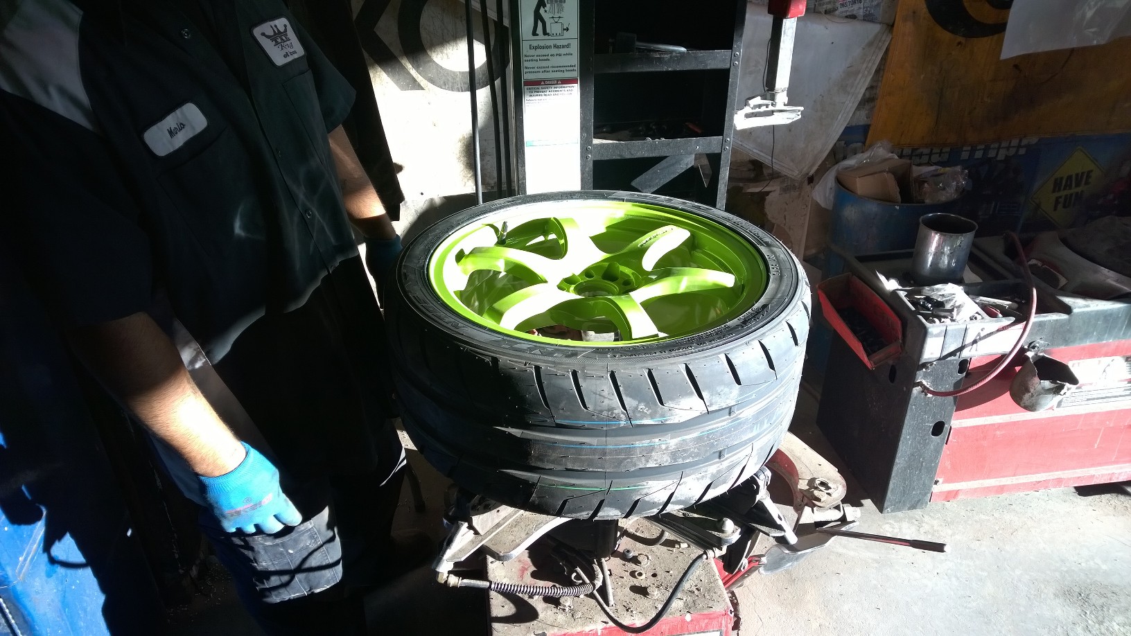 photo 3 Ford Focus ST custom wheels Gram Light 57DR 18x8.5, ET +38, tire size 255/35 R18. x ET 