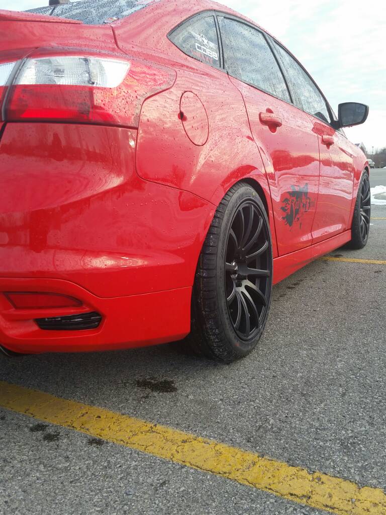photo 4 Ford Focus ST custom wheels Styluz M575 18x8.0, ET +40, tire size 225/40 R18. 18x9.0 ET+42 245/40 R18