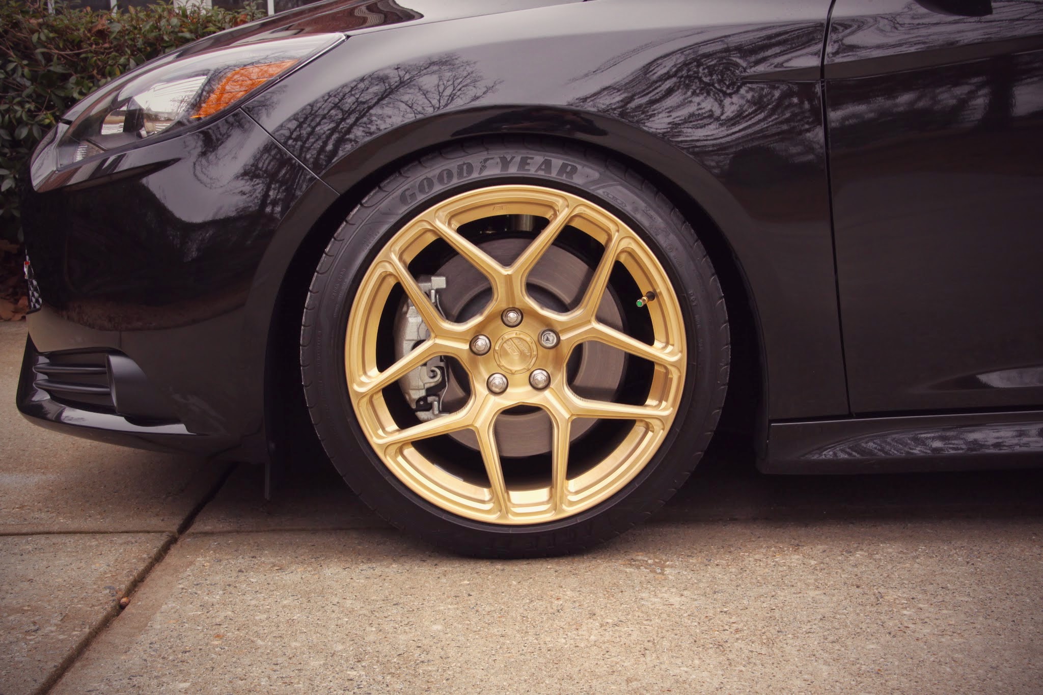 photo 1 Ford Focus ST custom wheels BC Forged RZ053  18x9.5, ET +40, tire size X R18. x ET 