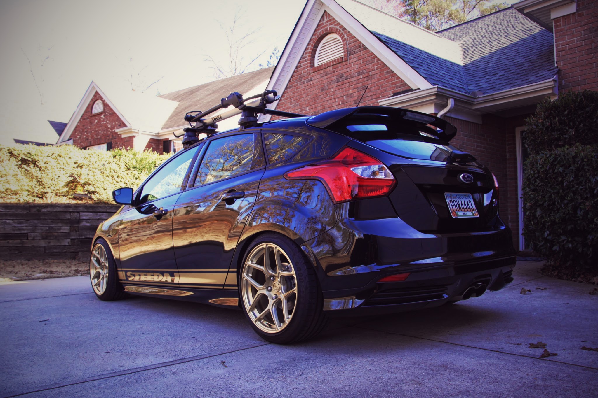 photo 3 Ford Focus ST custom wheels BC Forged RZ053  18x9.5, ET +40, tire size X R18. x ET 