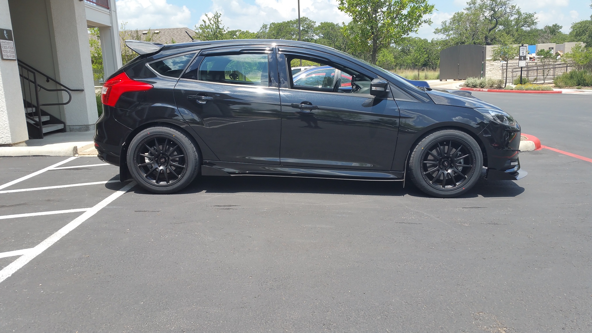 photo 2 Ford Focus ST custom wheels Team Dynamics Pro Race 1.2 18x9.0, ET +38, tire size 255/40 R18. x ET 