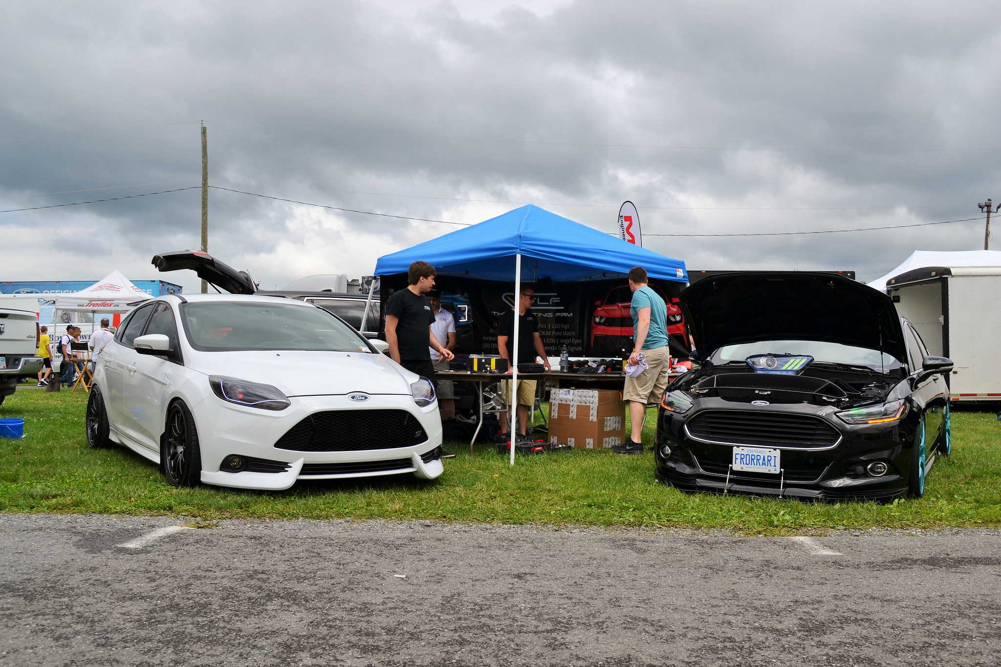 photo 2 Ford Focus ST custom wheels Team Dynamics Pro Race 1.2 18x9.0, ET +38, tire size 235/40 R18. x ET 