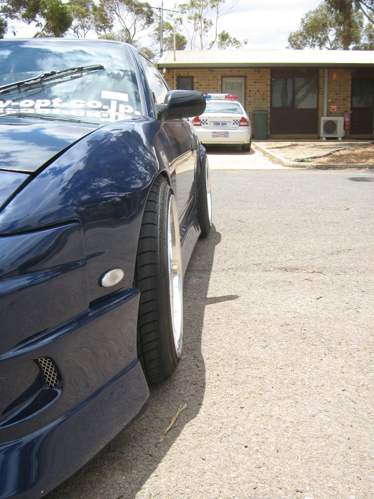 photo 3 Nissan S13 custom wheels Weds Kranze Cerberus I 18x10.0, ET +10, tire size 235/40 R18. 18x11.0 ET+10 245/40 R18