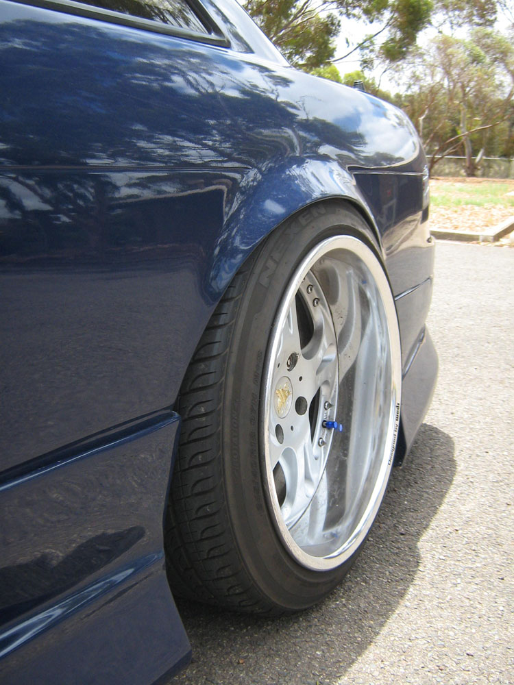 photo 4 Nissan S13 custom wheels Weds Kranze Cerberus I 18x10.0, ET +10, tire size 235/40 R18. 18x11.0 ET+10 245/40 R18