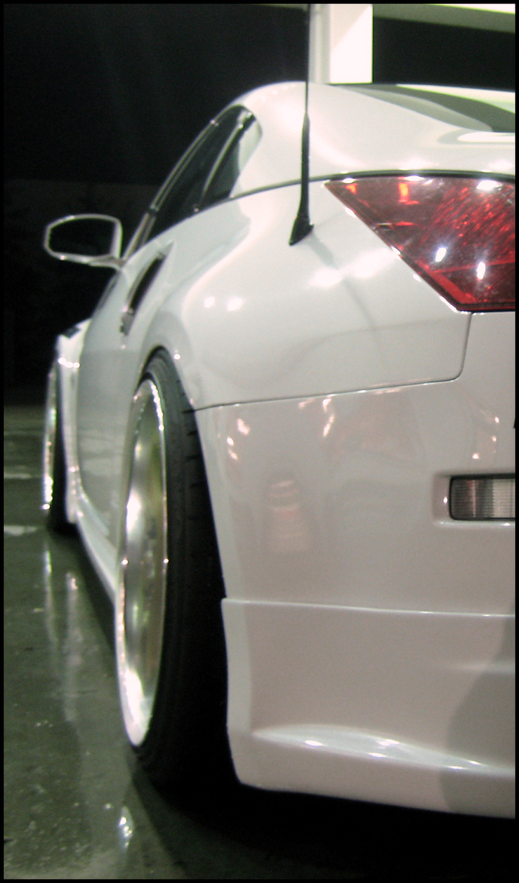 photo 13 Nissan 350Z custom wheels Rays Engineering Volk Racing GT-S 19x9.5, ET +2, tire size 255/30 R19. 19x10.5 ET-7 275/30 R19