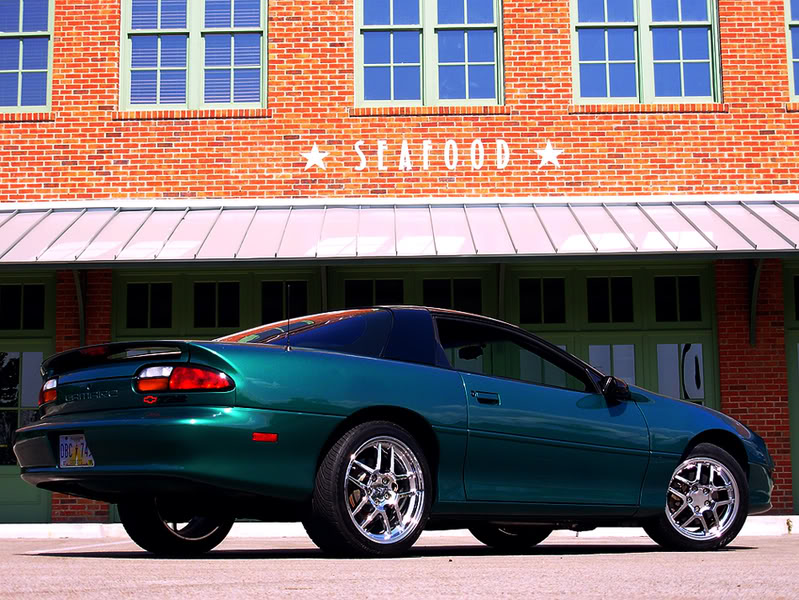photo 2 Chevrolet Camaro custom wheels 17x9.5, ET , tire size X R17. 18x10.5 ET