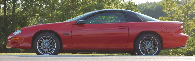 photo 2 Chevrolet Camaro custom wheels 17x9.5, ET , tire size X R17. 18x10.5 ET