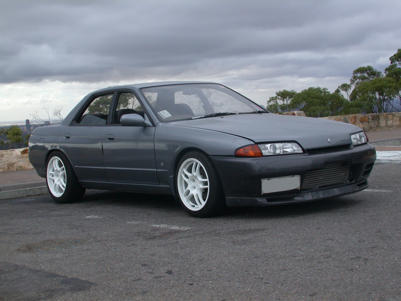 photo 1 Nissan R31-R34 Skyline 4dr custom wheels Nissan R33 GTR 17x9.0, ET +30, tire size 235/45 R17. 17x9.0 ET+30 