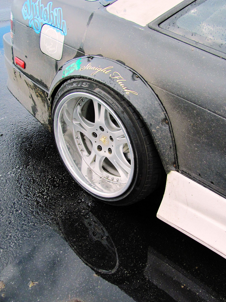 photo 10 Nissan S13 custom wheels Weds Kranze ERM 18x10.0, ET -5, tire size 235/40 R18. 18x12.0 ET-5 255/35 R18
